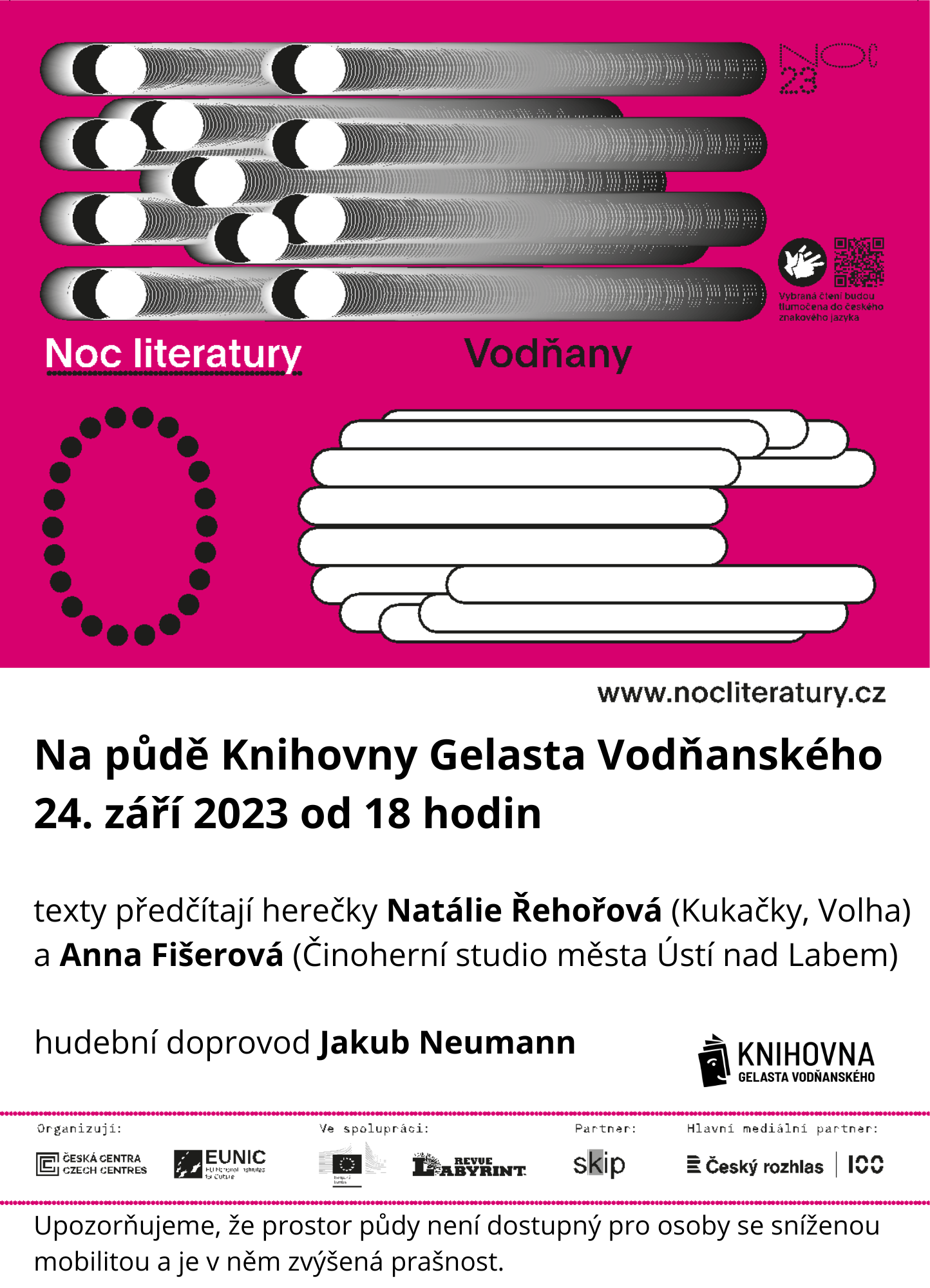 Plakát Noc literatury